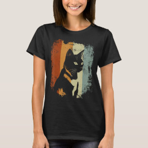 T-shirt Style rétro japonais Bobtail Cat