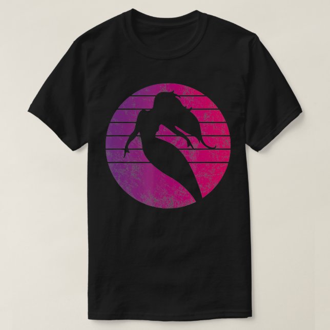 T-shirt Style Rétro Mermaid Vintage (Design devant)