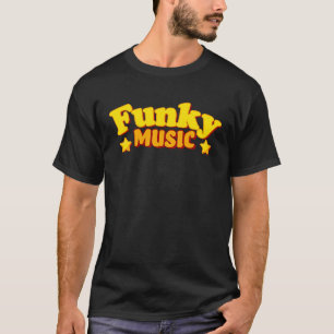 T-shirt Style rétro Musique funky Danse Vintage des années