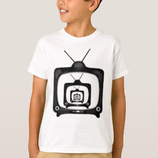 T-shirt style rétro pour enfants TV hypnotique