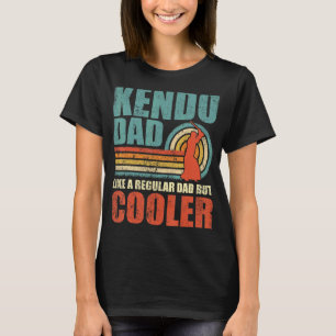 T-shirt Style rétro pour hommes Vintage Kendo Papa Fête de