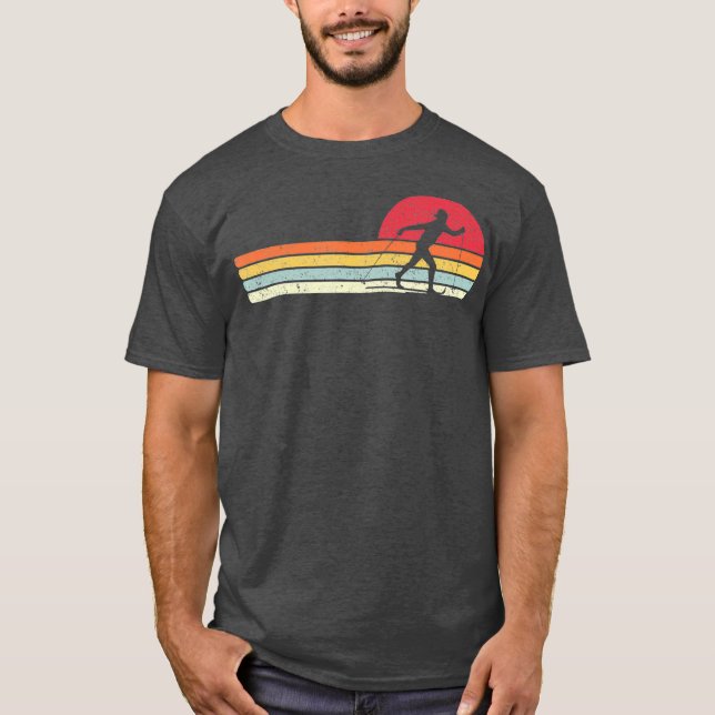 T-shirt Style Rétro Ski Pour Skier_1 (Devant)