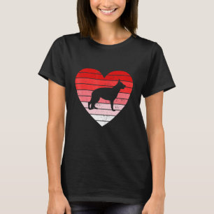 T-shirt Style rétro Valentines Day Berger allemand