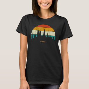 T-shirt Style Retro vintage Allemagne City skyline ville