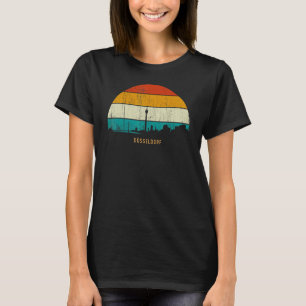 T-shirt Style Retro vintage Allemagne skyline ville Düss