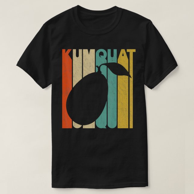 T-shirt Style rétro vintage Kumquat Silhouette (Design devant)