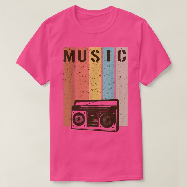 T-shirt Style rétro vintage, Pop Music 3232 (Design devant)