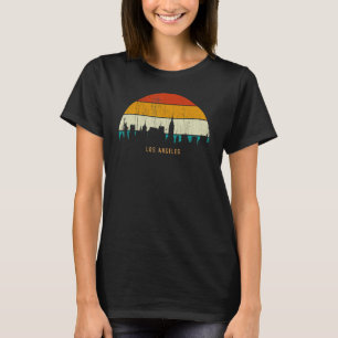T-shirt Style Retro vintage skyline ville Californie L
