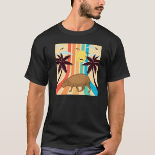 T-shirt Style rétro vintage Summer Sunset Giant Cavy roden