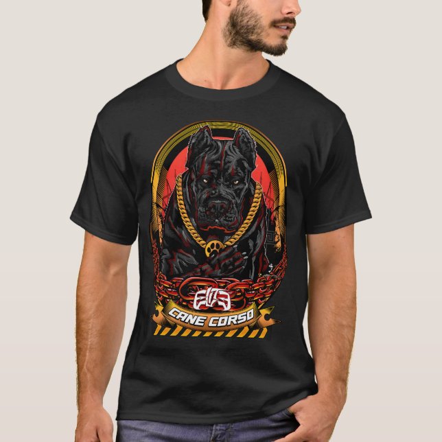 T-shirt Style rue ELITE Cane Corso (Devant)