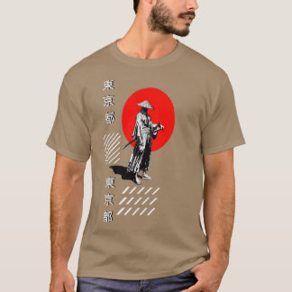 T-shirt Style Samurai Japonais Ronin Guerrier Streetwear
