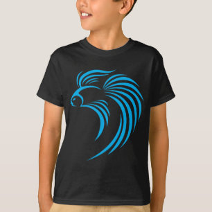 T-shirt Style siamois frais d'icône de logo de bruissemen