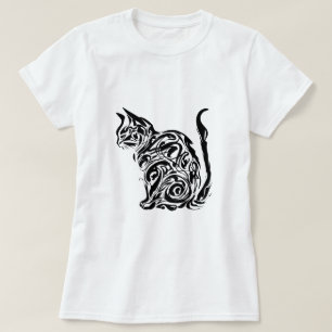 T-shirt Style tatouage de chat