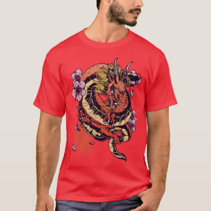 T-shirt Style tatouage Dragon Japonais