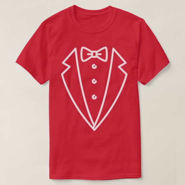 T-shirt Style Tuxedo (Design devant)