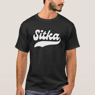 T-shirt Style universitaire Sitka City Alaska vintage