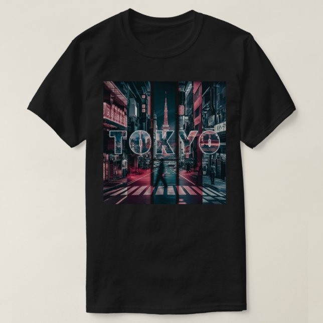 T-shirt Style urbain de Tokyo Japon (Design devant)
