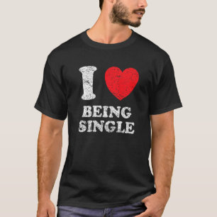 T-shirt Style Usé Grunge en Détresse J'aime être en Solo