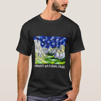 T-shirt Style Verre de la vallée de Yosemite