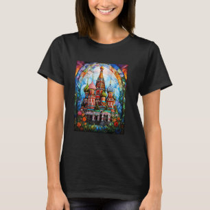 T-shirt Style verre tendu Cathédrale St Basils
