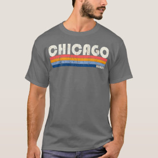 T-shirt Style vintage 70S 80S Chicago Il drôle