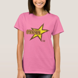 T-shirt Style vintage Barack Obama Star T Shirt