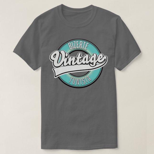 T-shirt Style vintage Bizerte tunisie (Design devant)