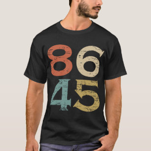 T-shirt Style Vintage classique 86 45 Anti-Trump