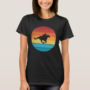 T-shirt Style vintage rétro Horse Racing sports