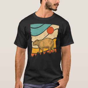 T-shirt Style vintage Retro Magnifique Rongeur caverne géa