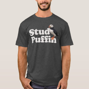 T-shirt Style Vintage rétro    PuffinPajamas Stud