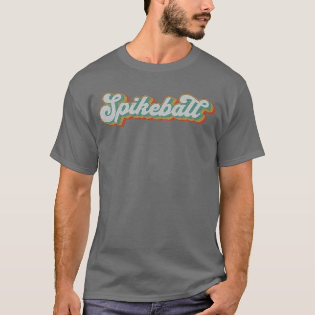 T-shirt Style Vintage rétro Spikeball (Devant)