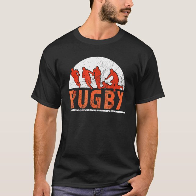 T-shirt Style Vintage Rugby (Devant)