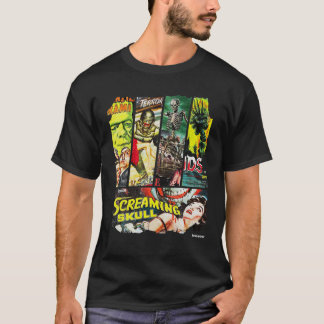 T-shirt Style vintage Sci Fi Horror Movie Poster Collage