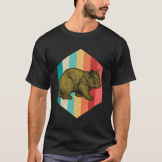 T-shirt Style vintage Wombat Animal Retro Wombat Noël
