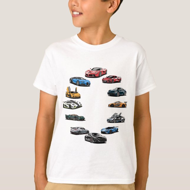 T-shirt Style voiture de sport (Devant)