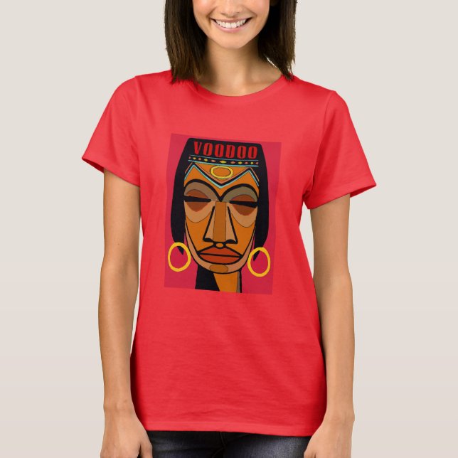T-shirt Style Voodoo Face Matisse (Devant)