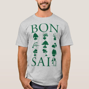 T-shirt Styles de base de l'arbre Bonsai