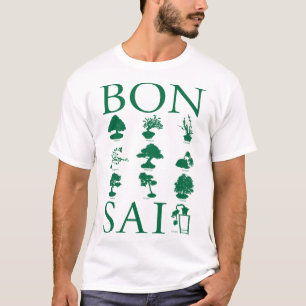 T-shirt Styles de base de l'arbre Bonsai