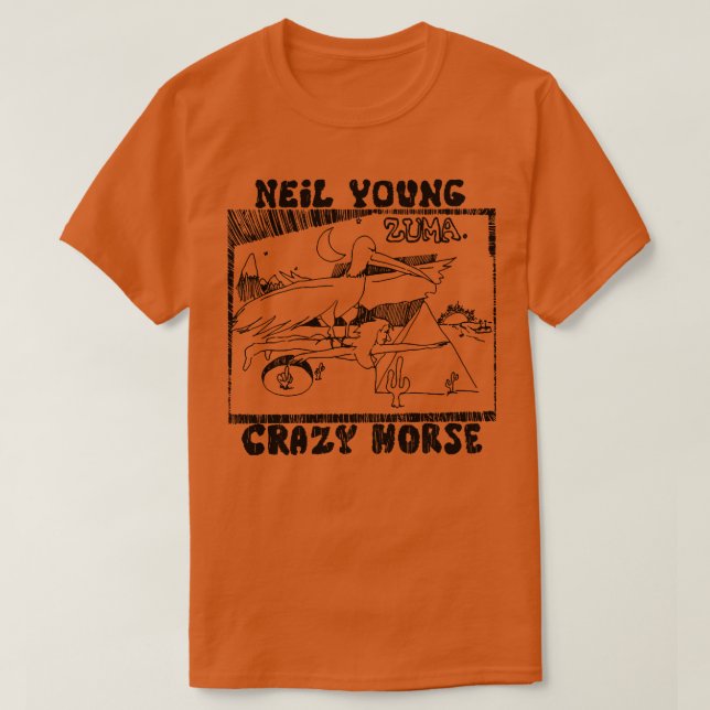 T-shirt Styles les années 70 Zuma Art Horse Young (Design devant)