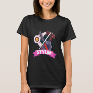T-shirt Stylin Beauticier Outils Beauté Parlant Coiffure S