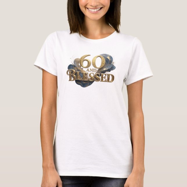 T-shirt Stylish 60 ET BÉNI Impression Créative (Devant)