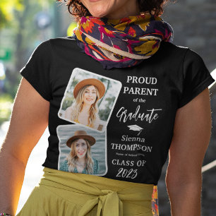 T-shirt Stylish Fier Parent de la Promotion 2 Photo 