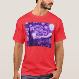 T-shirt Stylish Vintage Art Starry Night Remi Van Gogh Cla