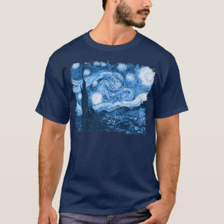 T-shirt Stylish Vintage Art Starry Night Van Gogh Classic