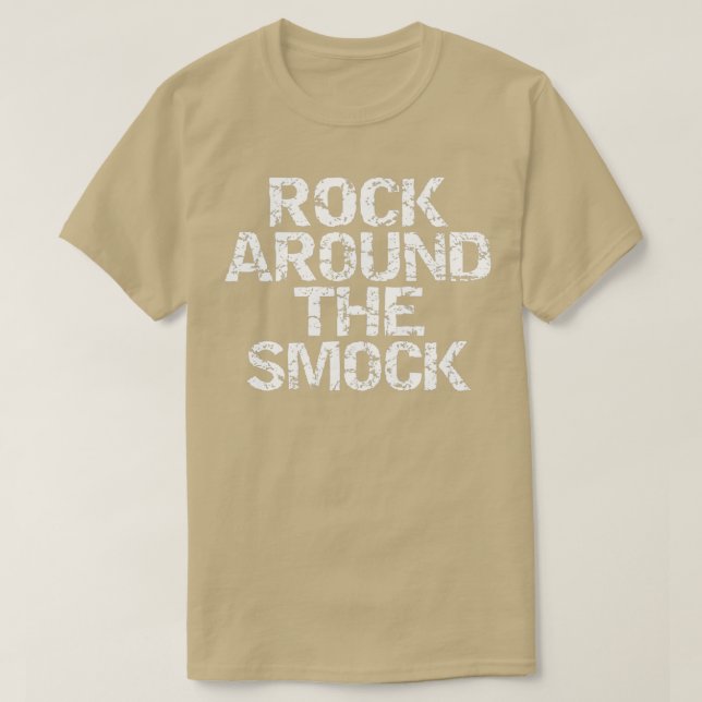 T-shirt Stylist Rock autour de la fumée (Design devant)