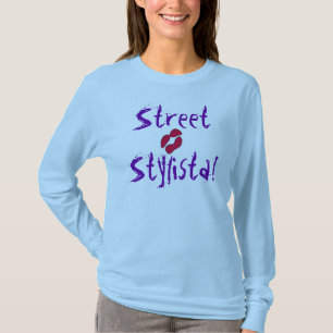 T-shirt Stylista De Rue En Bleu I