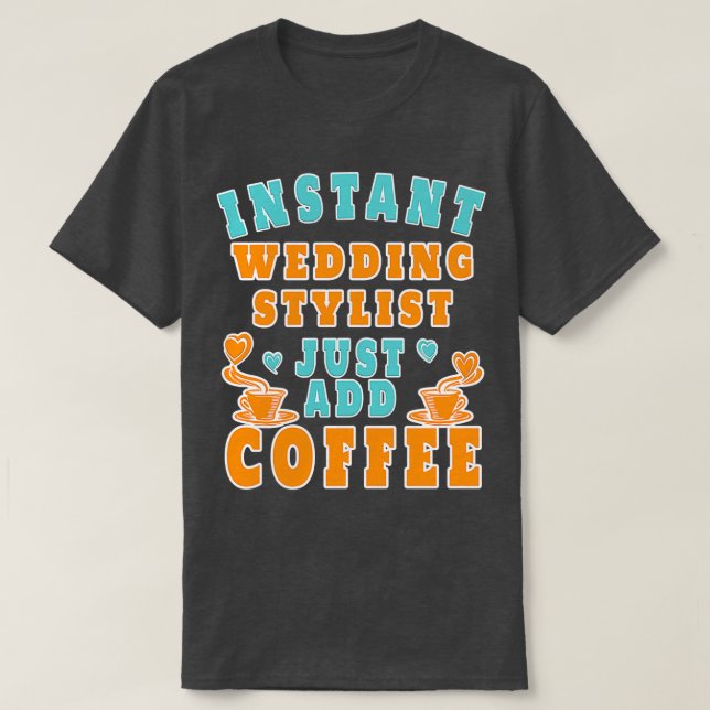 T-SHIRT STYLISTE DE MARIAGE (Design devant)