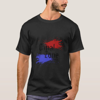 T-shirt Stylized Panama Canal Zone