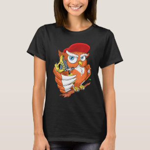 T-shirt Stylo à encres de l'artiste de tatouage Chouette t